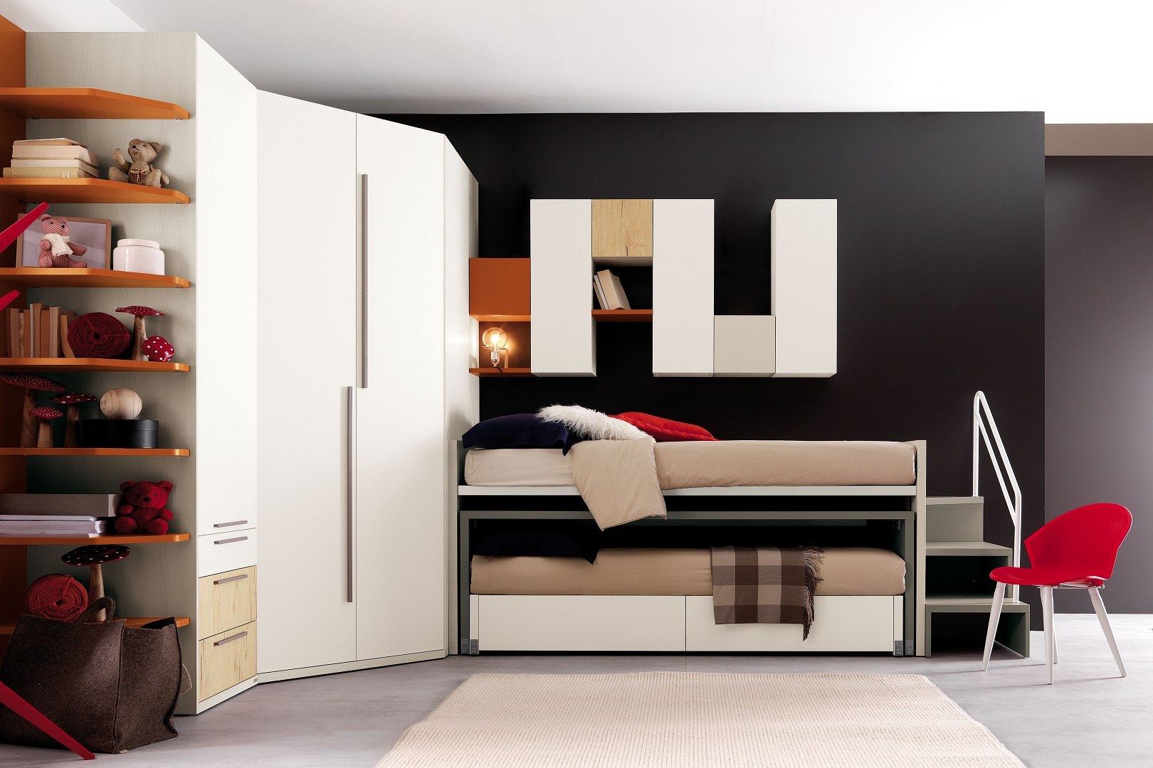 doimo-cityline-camerette-centro-mobili-procopio-bambini-nero-rosso